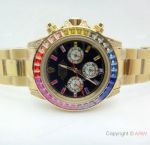 Rolex Rainbow Replica Watch 40mm Yellow Gold Automatic Movement